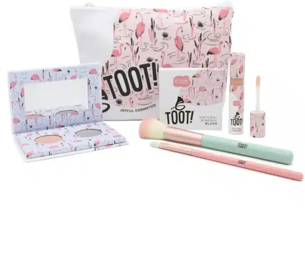 TOOT! Flamingo Kiss Natural Makeup Box Set - 1 Set