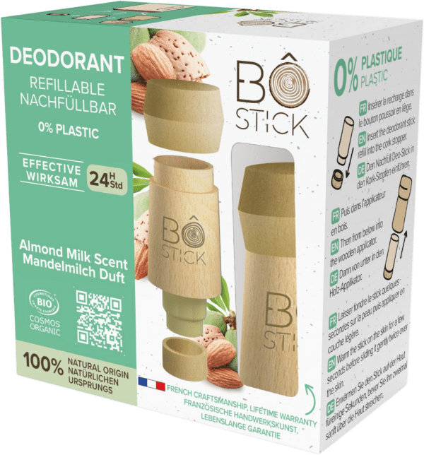 BÔ STICK Deodorant nachfüllbar Mandelmilch - 45 g