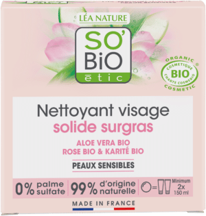 LÉA NATURE SO BiO étic Aloe Vera Fester Gesichtsreiniger - 70 g