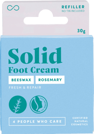 4 PEOPLE WHO CARE Solid Foot Cream Beeswax - Nachfüller