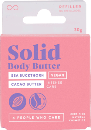 4 PEOPLE WHO CARE Solid Body Butter Vegan - Nachfüller