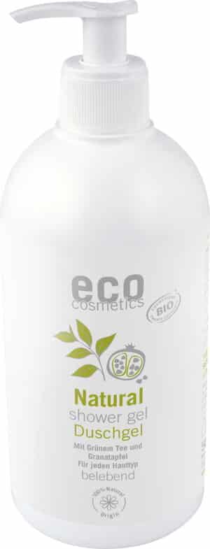 eco cosmetics Duschgel Grüntee & Granatapfel - 500 ml