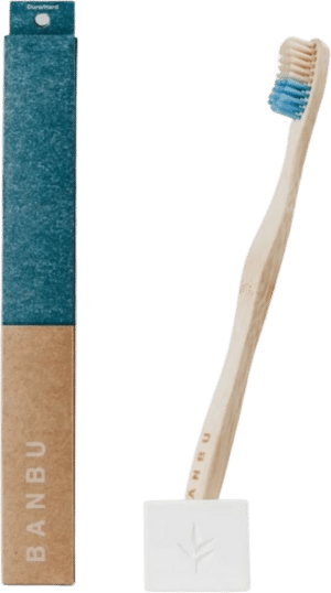 BANBU Bambus-Zahnbürste Hart - Blau