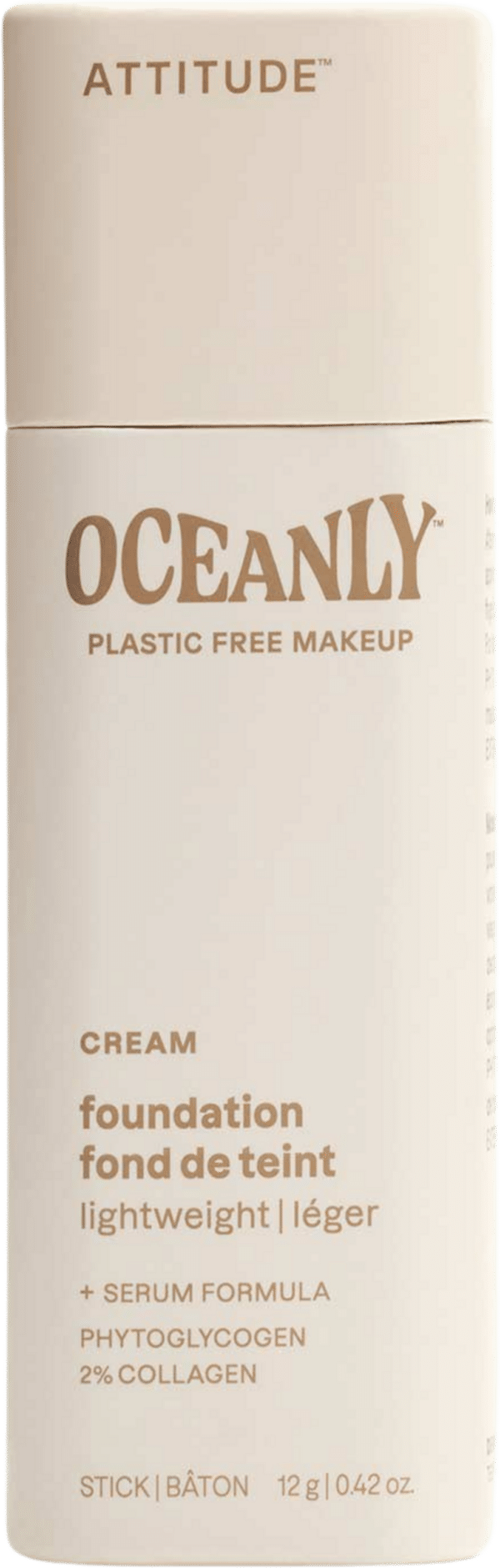 ATTITUDE Oceanly Light Coverage Foundation Stick - Cream