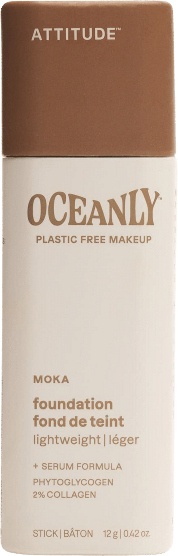 ATTITUDE Oceanly Light Coverage Foundation Stick - Moka