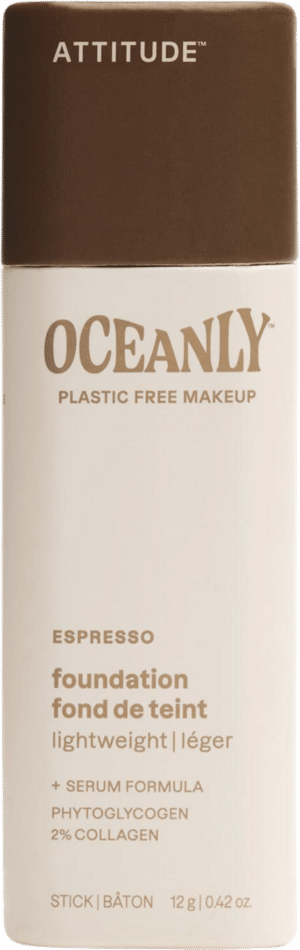 ATTITUDE Oceanly Light Coverage Foundation Stick - Espresso