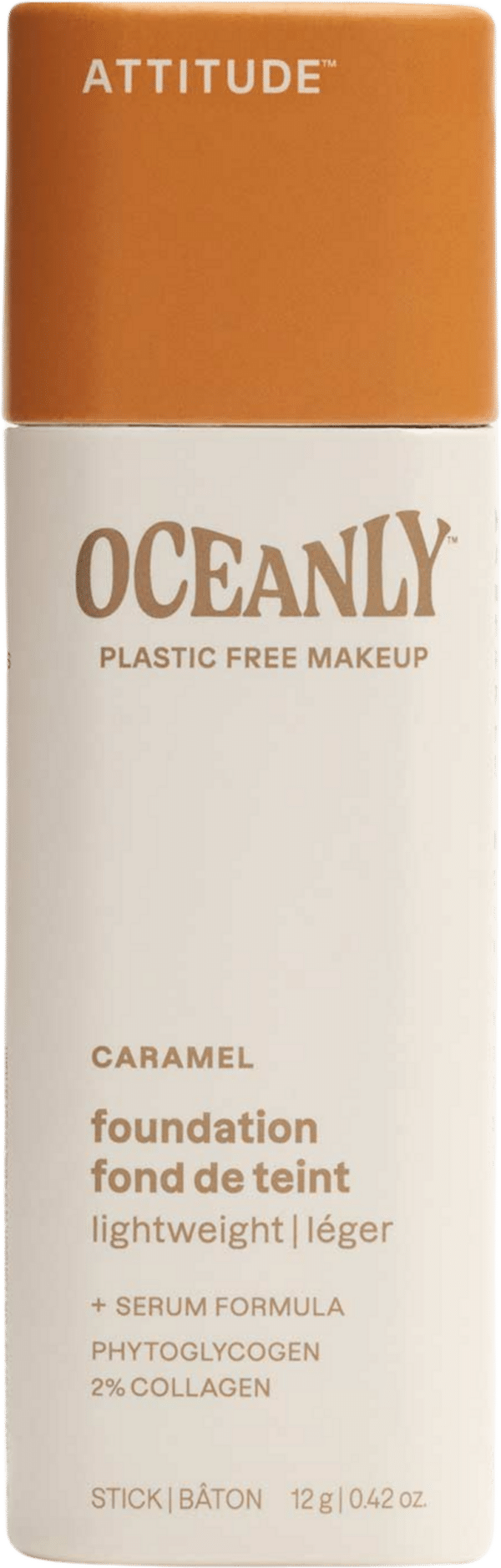 ATTITUDE Oceanly Light Coverage Foundation Stick - Caramel