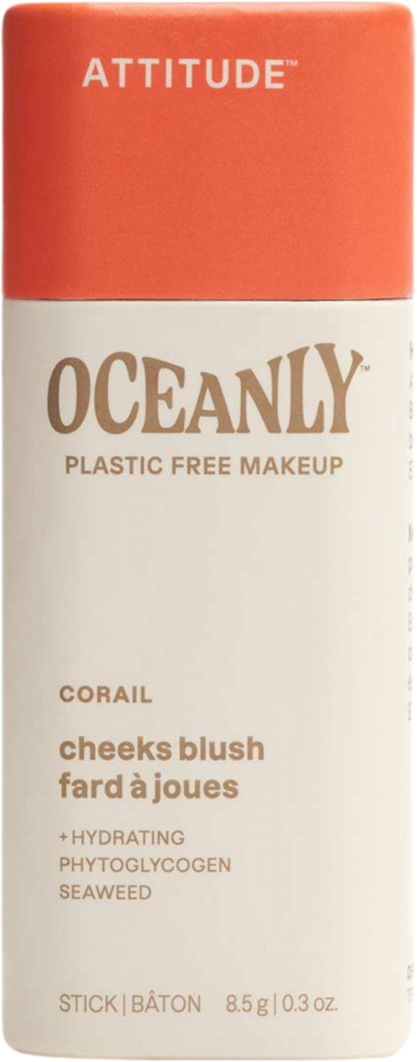 ATTITUDE Oceanly Cream Blush Stick - Corail