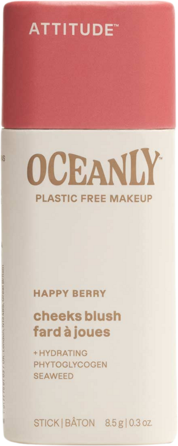 ATTITUDE Oceanly Cream Blush Stick - Happy Berry