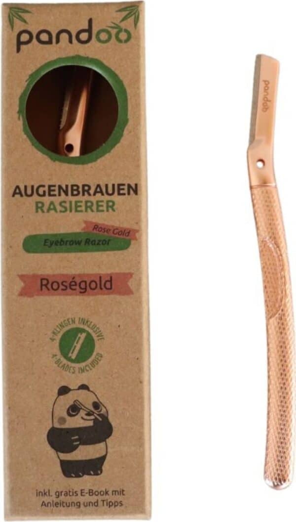 pandoo Augenbrauen-Rasierer - Rosé Gold