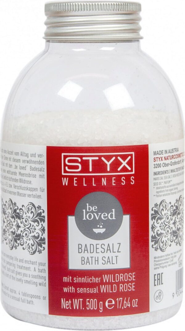 STYX be loved - Badesalz mit Sinnlicher Wildrose - 500 g