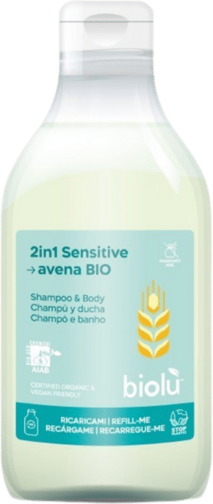 biolù 2in1 Shampoo & Duschgel Sensitiv - 250 ml