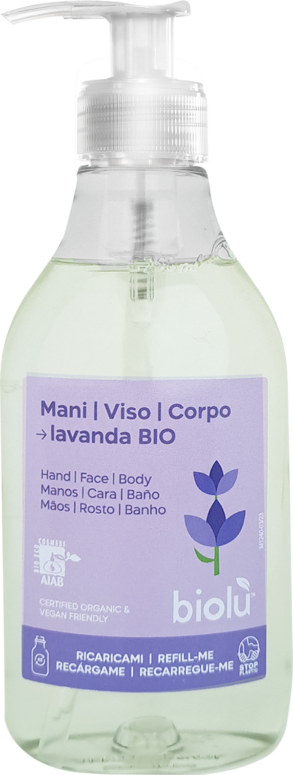 biolù Flüssigseife Lavendel - 250 ml