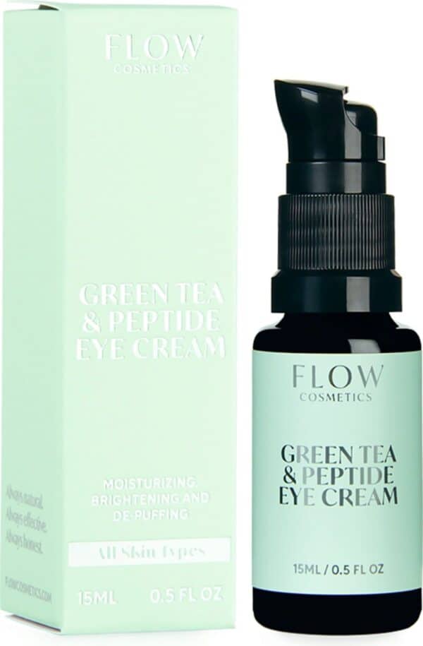 FLOW cosmetics Green Tea & Peptide Eye Cream - 15 ml