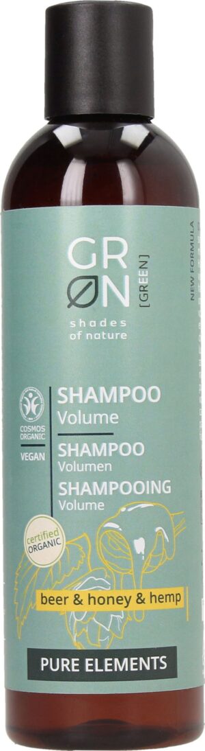 GRN [GRÜN] Volume Shampoo Beer & Honey & Hemp - 250 ml