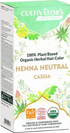 CULTIVATOR'S Organic Herbal Hair Color Neutral Henna - 100 g