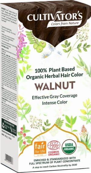 CULTIVATOR'S Organic Herbal Hair Color Walnut - 100 g