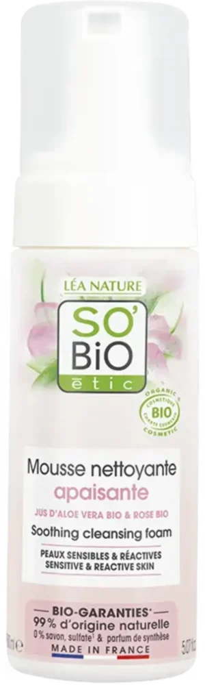 LÉA NATURE SO BiO étic Beruhigendes Reinigungsmousse - 150 ml