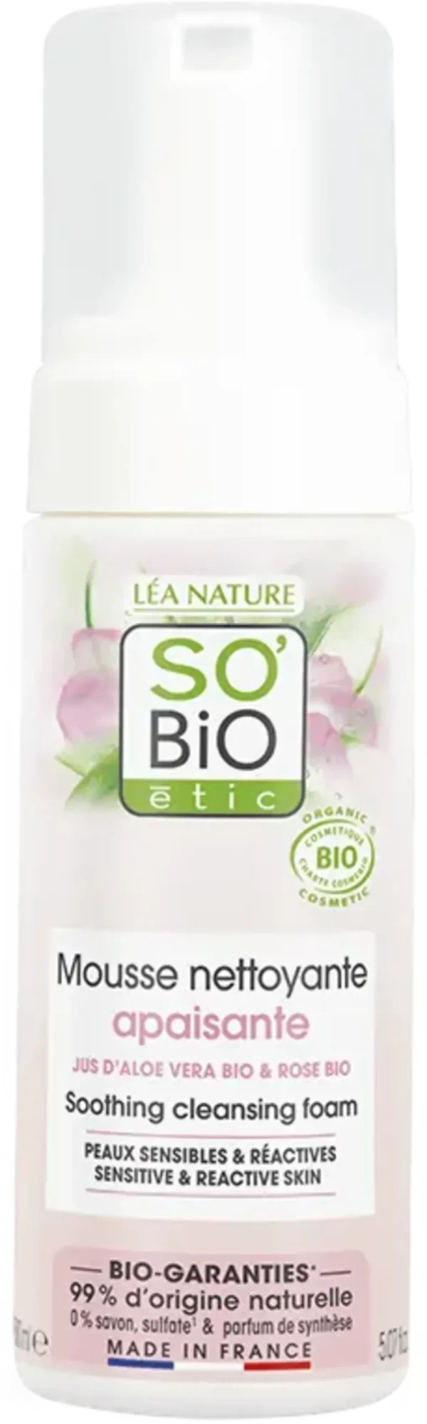 LÉA NATURE SO BiO étic Beruhigendes Reinigungsmousse - 150 ml