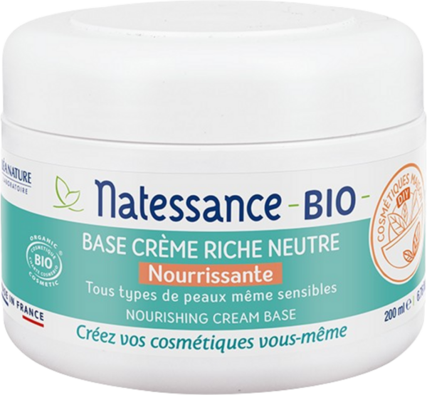 Natessance DIY Neutrale & Reichhaltige Creme-Basis - 200 ml