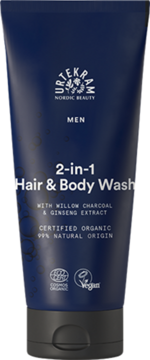 URTEKRAM Men Hair & Body Wash - 200 ml