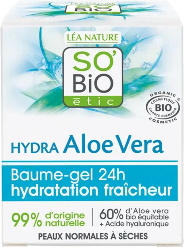 LÉA NATURE SO BiO étic Aloe Vera 24h Feuchtigkeitsbalsam-Gel - 50 ml