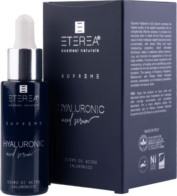 ETEREA Cosmesi Naturale Supreme Hyaluronic Acid Serum - 30 ml