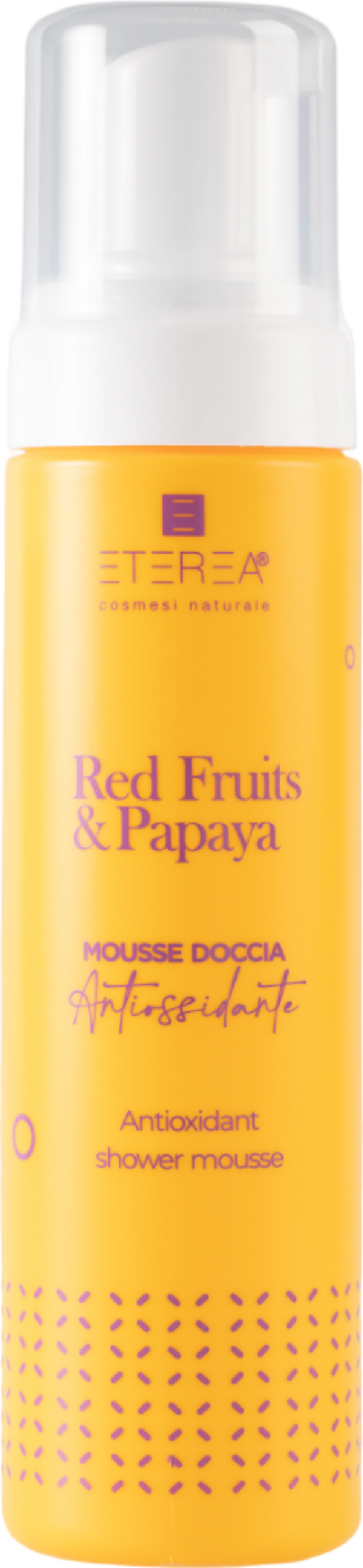 ETEREA Cosmesi Naturale Red Fruits & Papaya Antioxidant Shower Mousse - 200 ml