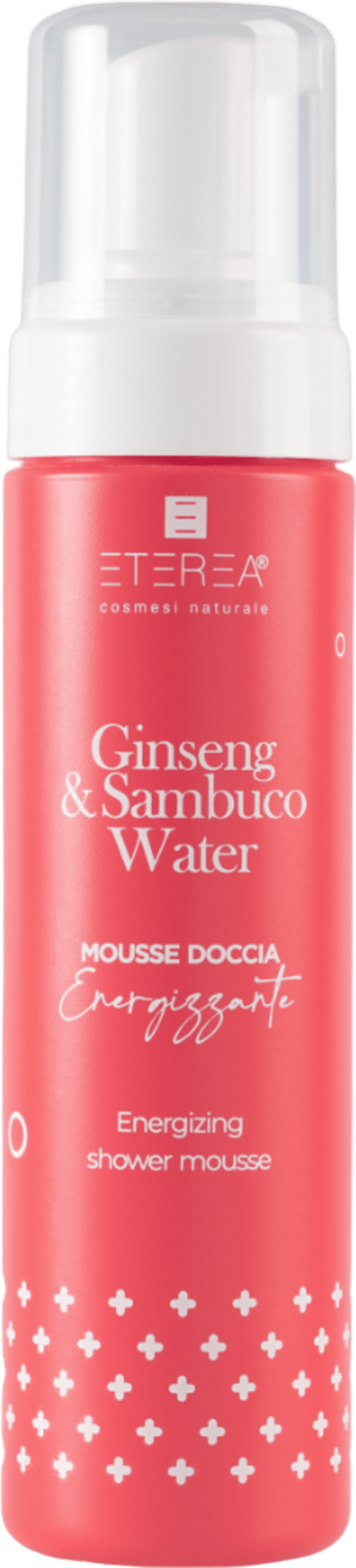 ETEREA Cosmesi Naturale Ginseng & Sambuco Water Energising Shower Mousse - 200 ml