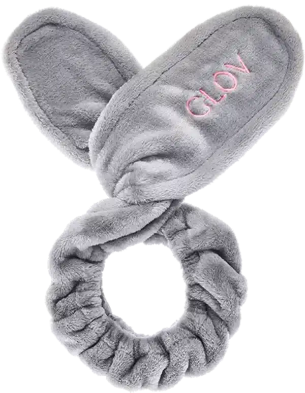 GLOV Bunny Ears Haarband - Grey