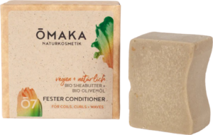 ŌMAKA Naturkosmetik Ō7 Fester Conditioner Bio-Sheabutter & Bio-Olivenöl - 60 g