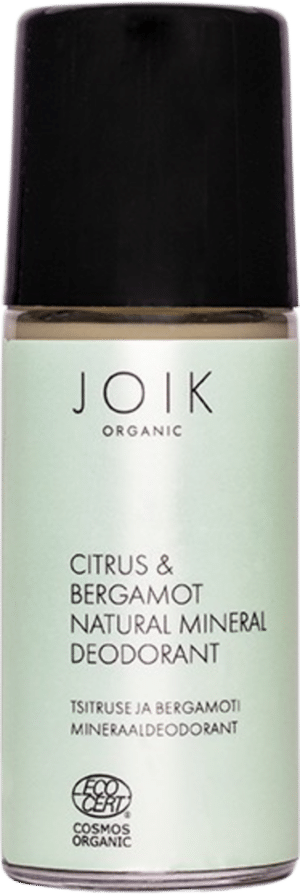 JOIK Organic Natural Mineral Deodorant - Citrus & Bergamot