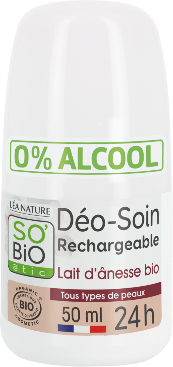 LÉA NATURE SO BiO étic Deo Roll-on Eselsmilch - 50 ml