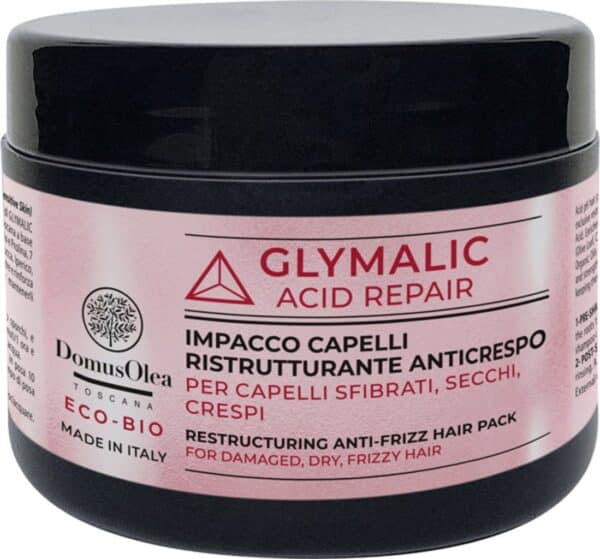 Domus Olea Toscana GLYMALIC Acid Repair Haarmaske Anti-Frizz - 250 ml