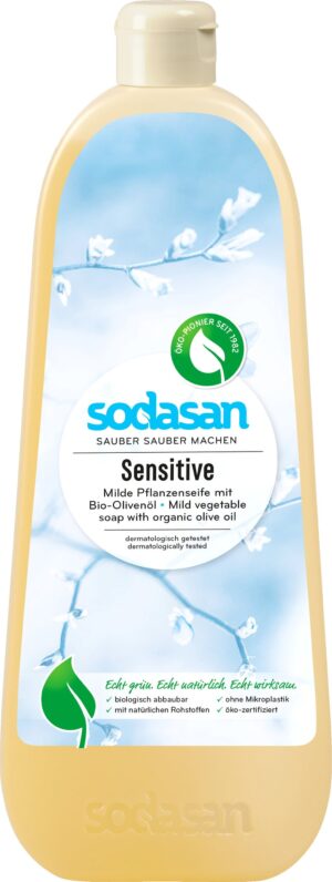 SODASAN Flüssigseife Sensitiv - 1 l