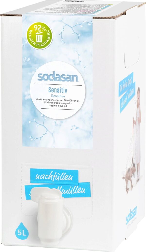 SODASAN Flüssigseife Sensitiv - 5 l