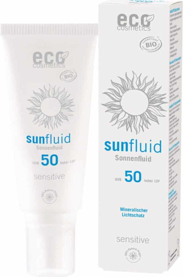 eco cosmetics Sonnenfluid LSF 50 sensitive - 100 ml