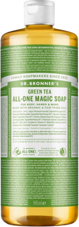 Dr. Bronner's 18in1 Naturseife Grüner Tee - 945 ml