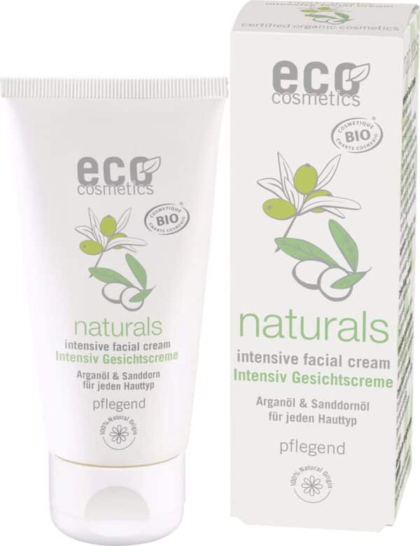 eco cosmetics Intensiv Gesichtscreme Arganöl & Sanddorn - 50 ml