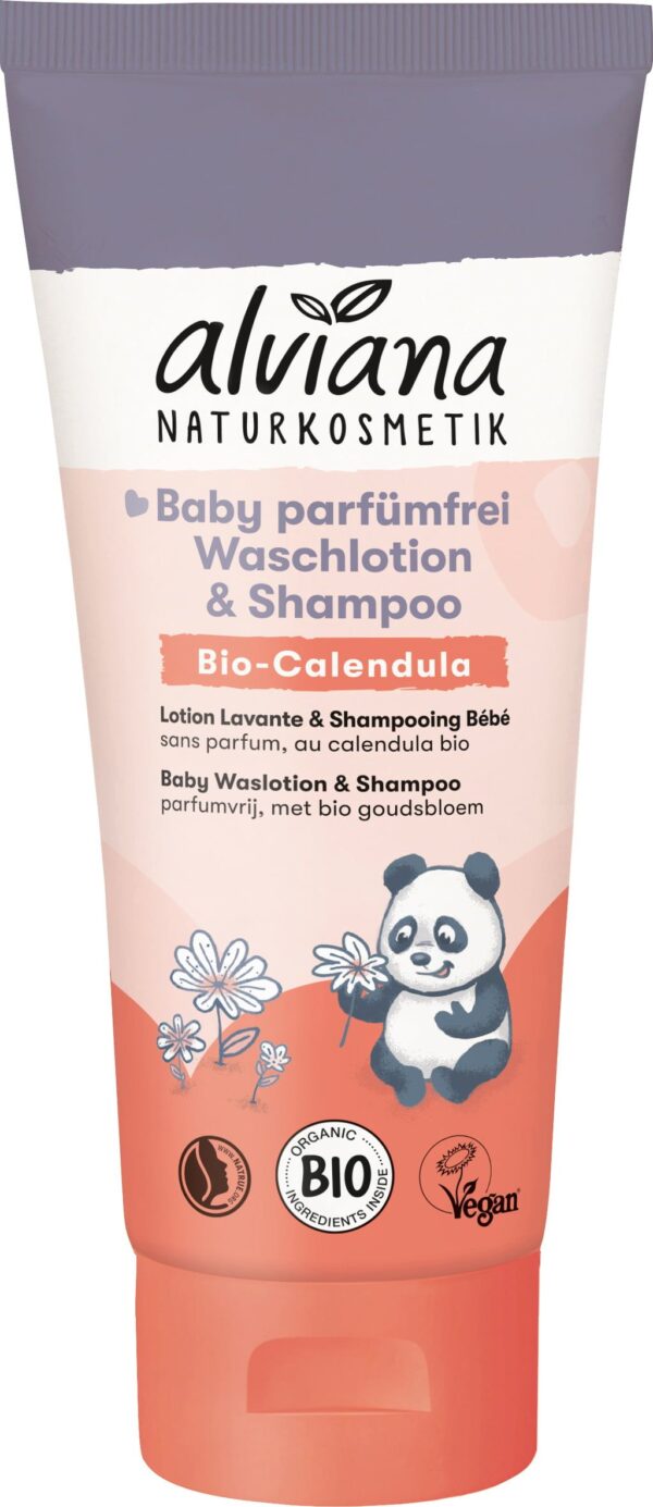 alviana Naturkosmetik Baby Waschlotion & Shampoo - 200 ml