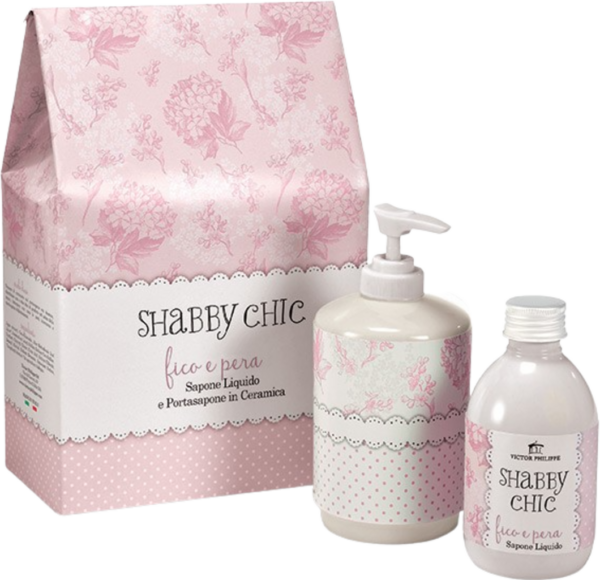 VICTOR PHILIPPE Shabby Chic Fig & Pear Liquid Soap - Geschenkpackung