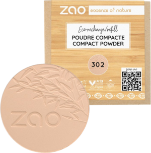 ZAO Refill Compact Powder - 302 Pink Beige