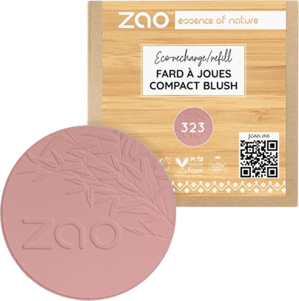 ZAO Refill Compact Blush - 323 Dark Purple