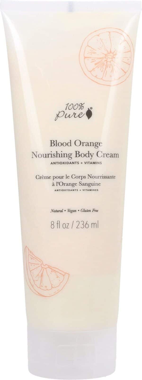 100% Pure Nourishing Body Cream - Blood Orange