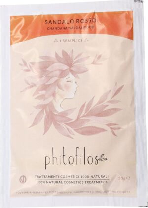 Phitofilos Reines Pulver aus rotem Sandelholz - 50 g