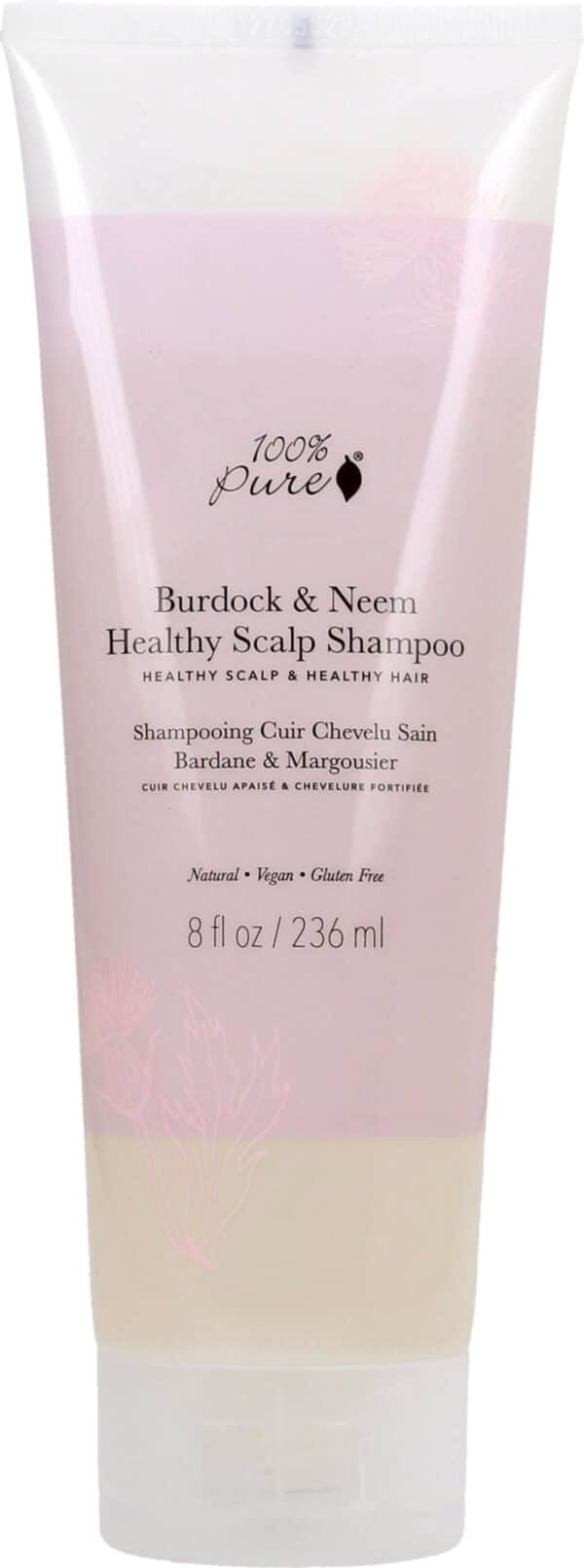 100% Pure Burdock & Neem Healthy Scalp Shampoo - 236 ml