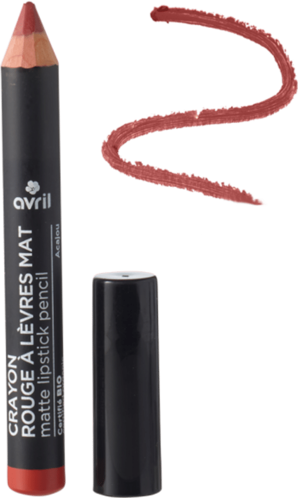 Avril Matte Lipstick Pencil Jumbo - Acajou