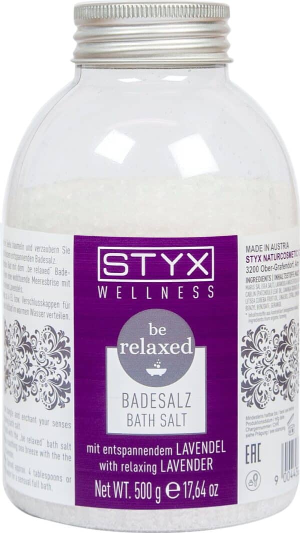 STYX be relaxed Badesalz Lavendel - 500 g