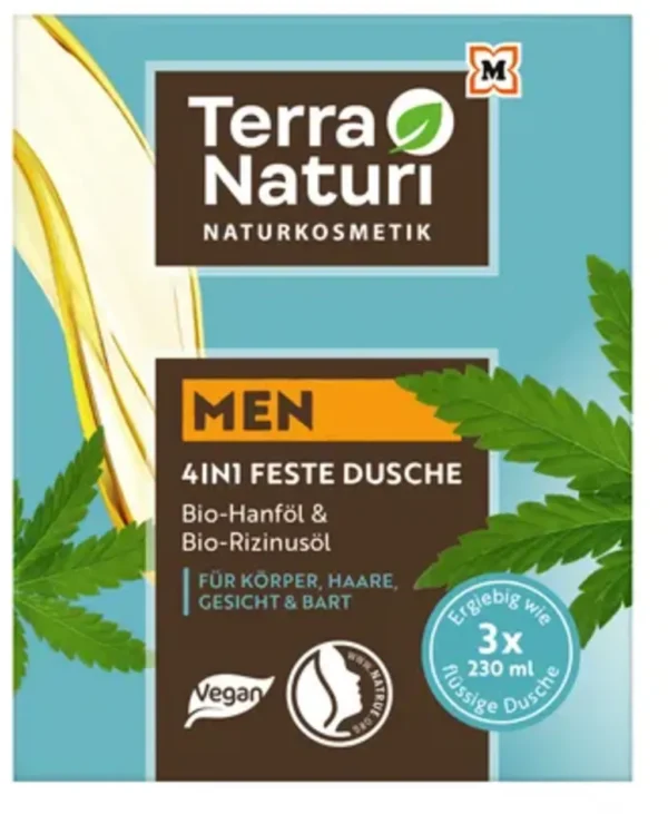 Terra Naturi MEN 4in1 Feste Dusche - 60 g