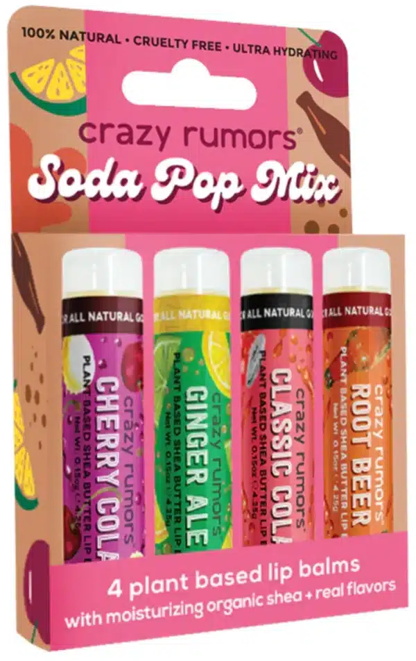 Crazy Rumors Mixed Pack Soda Pop Lip Balm  - 17 g